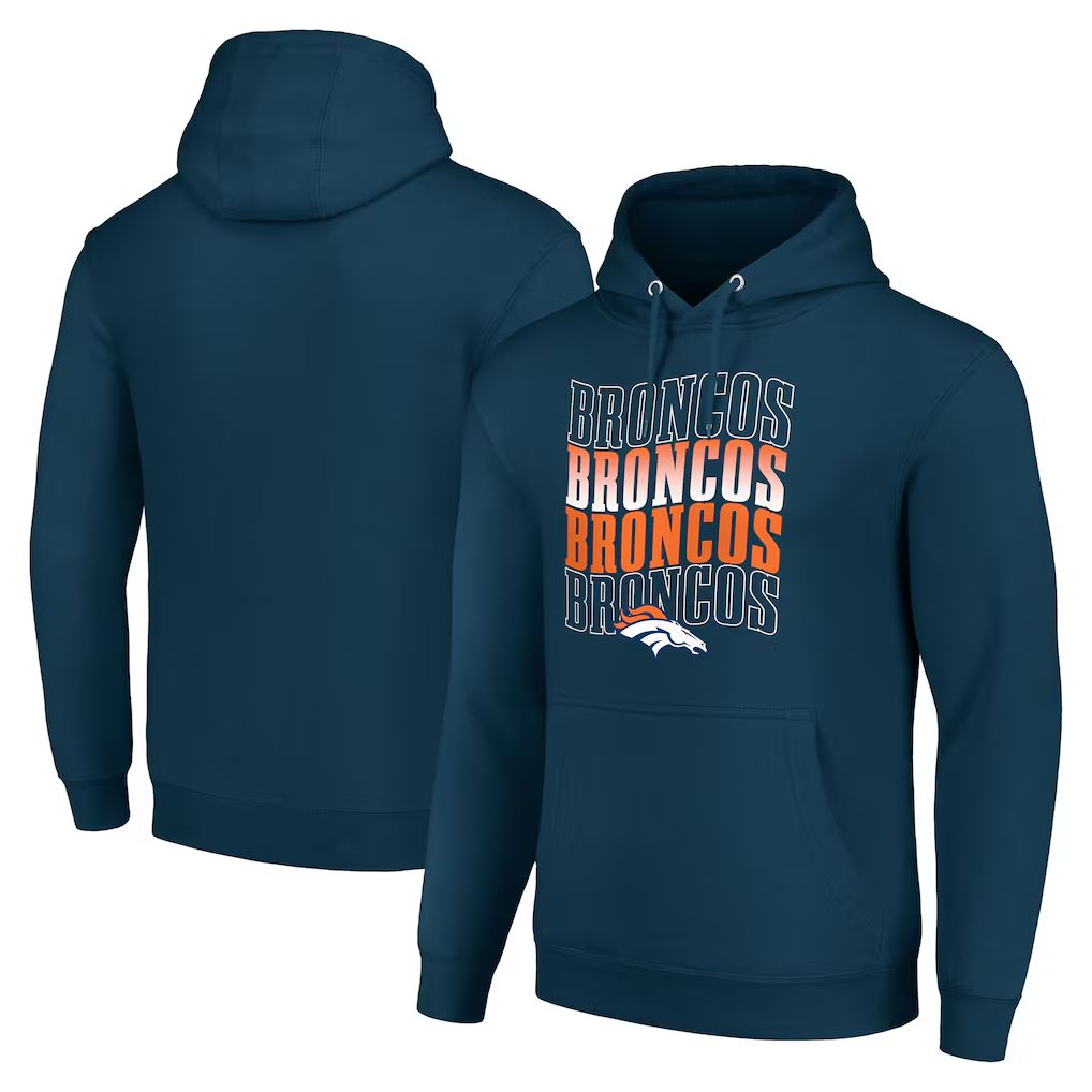 Men 2026 NFL Denver Broncos blue Hoodie hooded style 03